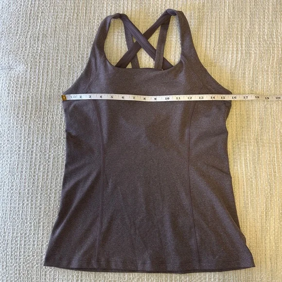 Lululemon Cross It Off Tank - 8 - Heathered Graphite Purple - Picture 9 of 12